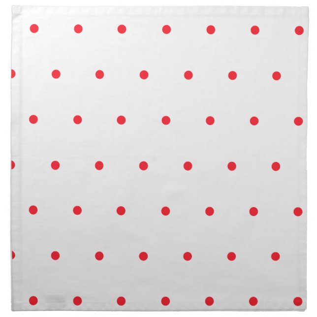 Red Dot Cloth Napkin (Front)