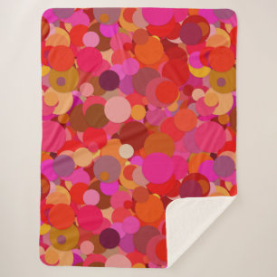 red dot confetti blanket