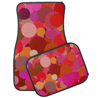 red dot confetti cat mats