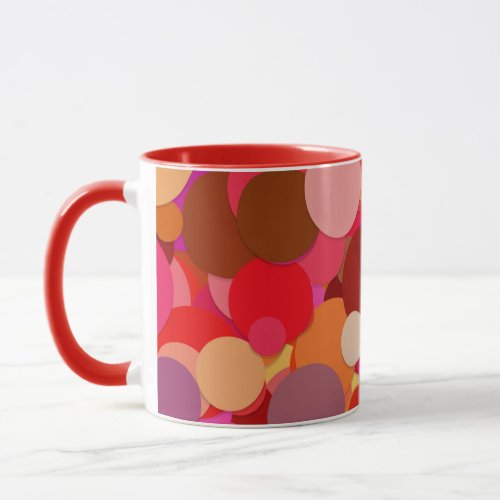 red dot confetti coffee mug
