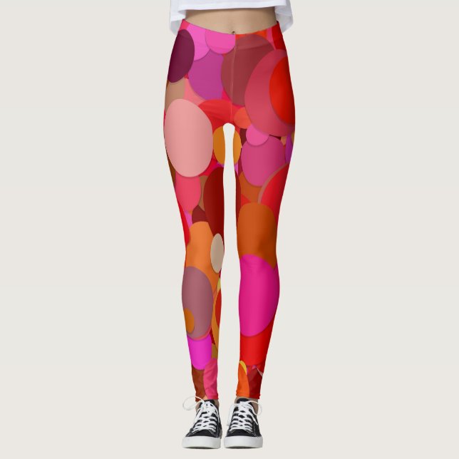 red dot confetti leggings (Front)