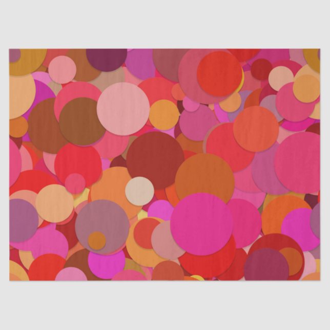 red dot confetti tissue paper (Front)