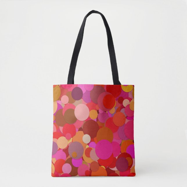 red dot confetti tote bag (Front)
