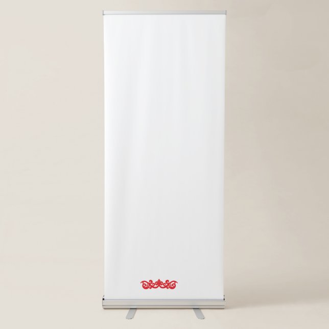 Red dot Design Vertical Retractable Banner (Front)