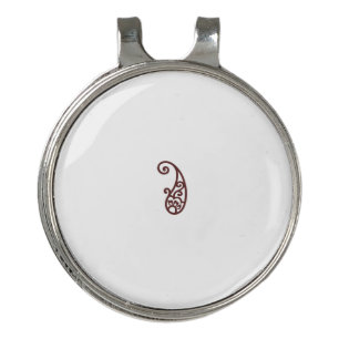 Red dot golf hat clip