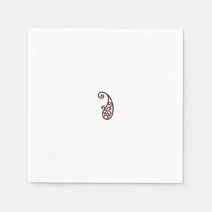 Red dot napkins