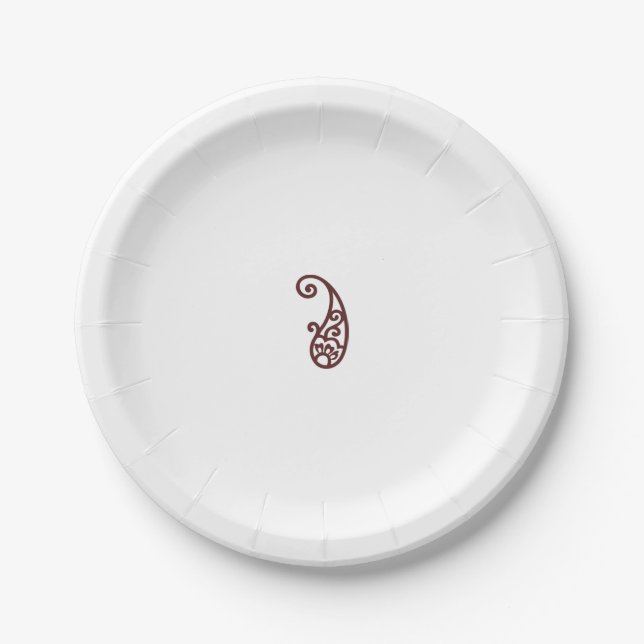 Red dot paper plates (Front)