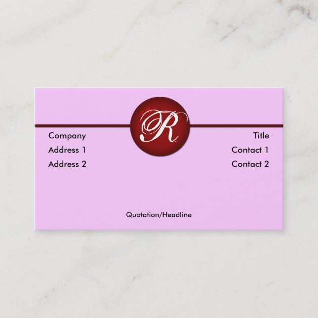 Red Dot Profile Card (Front)