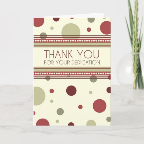 Red Dots Administrative Professionals Day Card