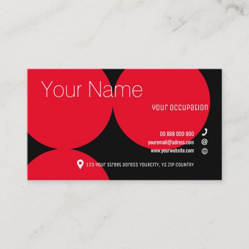 RED DOTS Collection Standard Business Card