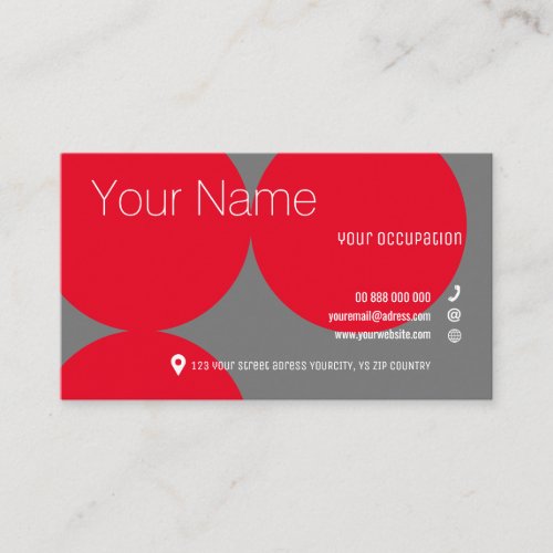 RED DOTS Collection Standard Business Card