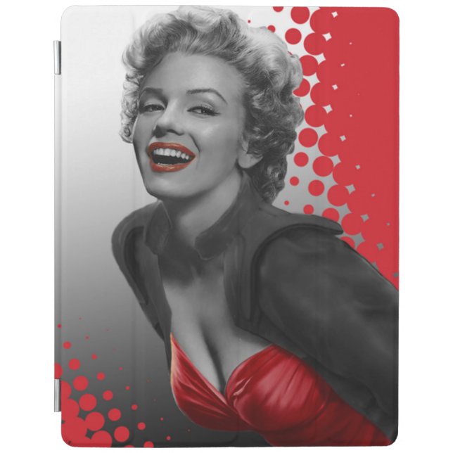 Red Dots Marilyn iPad Smart Cover (Front)