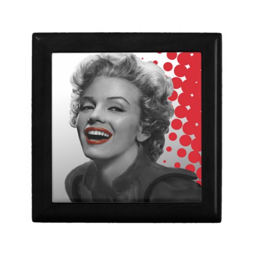 Red Dots Marilyn Jewelry Box