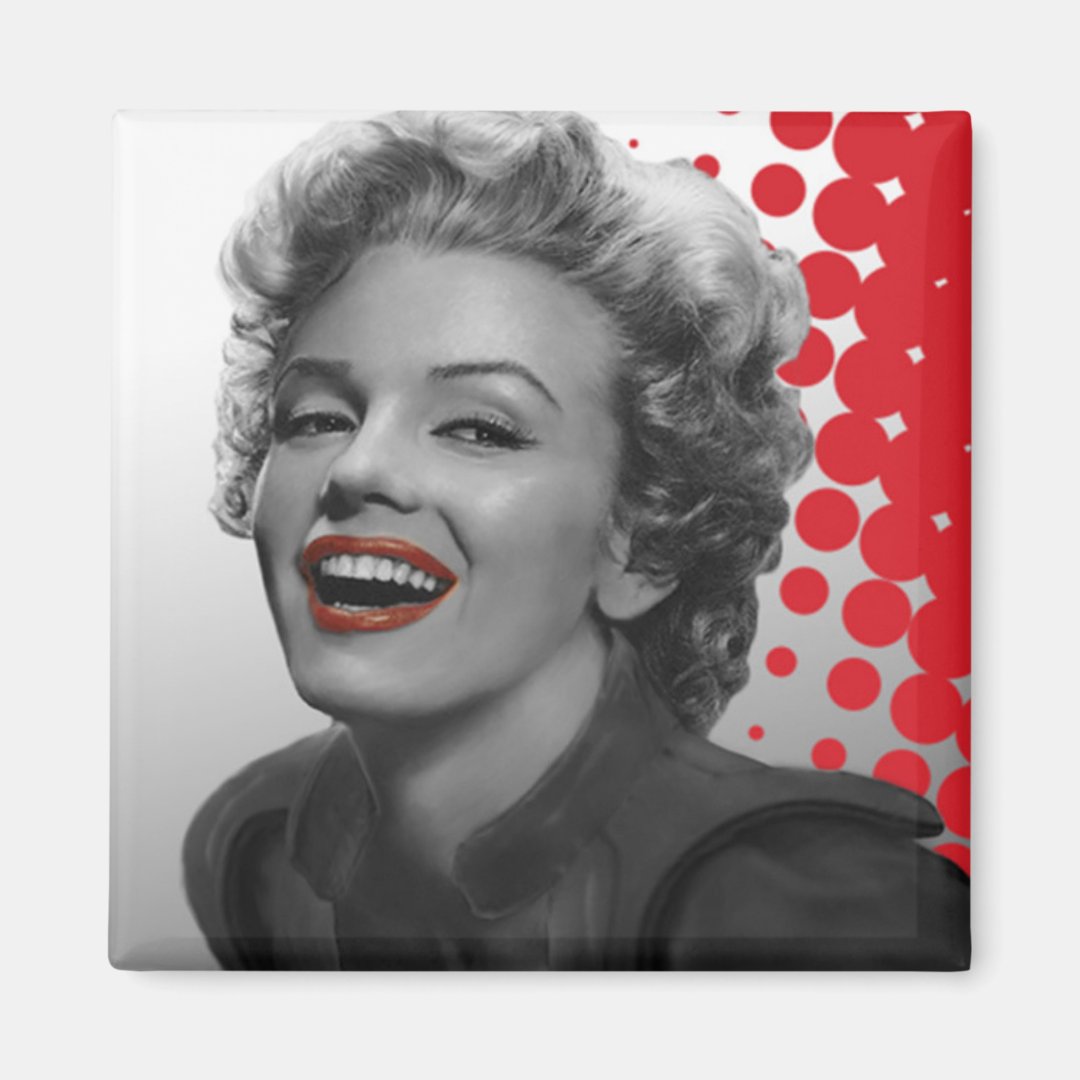 Red Dots Marilyn Zazzle