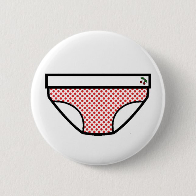 Red Dots Underpants Button (Front)