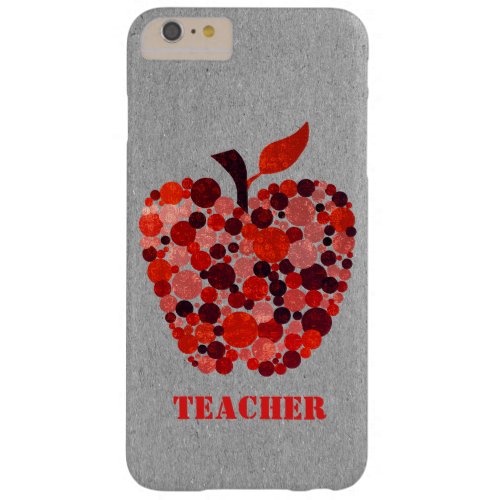 Red Dotted Apple Teachers iPhone 6 Plus Case