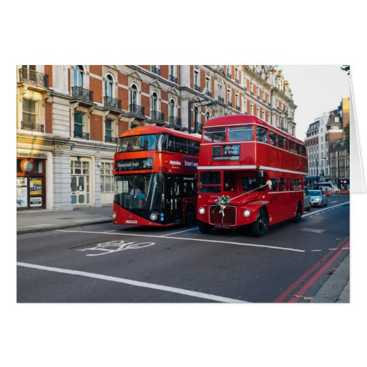 Red Double Decker Buses (Front Horizontal)