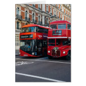 Red Double Decker Buses Cards (Front)