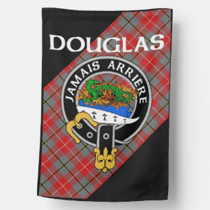Red Douglas Salamander in Flames Badge Flag