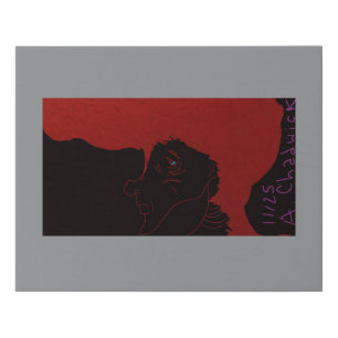 Red Dove Princess Faux Canvas Print