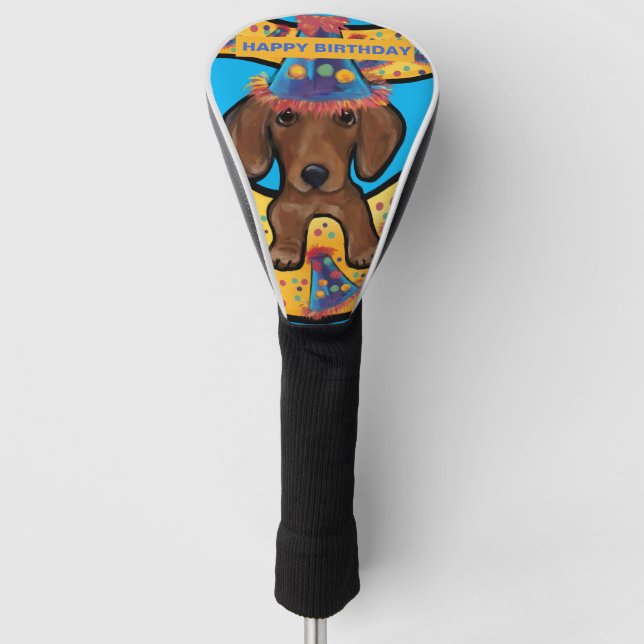 RED DOXIE GOLF HEAD COVER (Front)