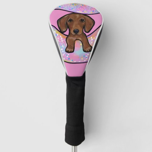 RED DOXIE GOLF HEAD COVER