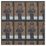 RED DOXIE POLICEMAN FABRIC