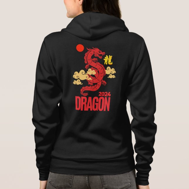 Red dragon 2024 hoodie (Back)