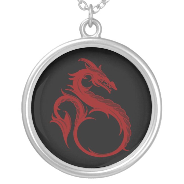 Red Dragon Apalala Necklace (Front)