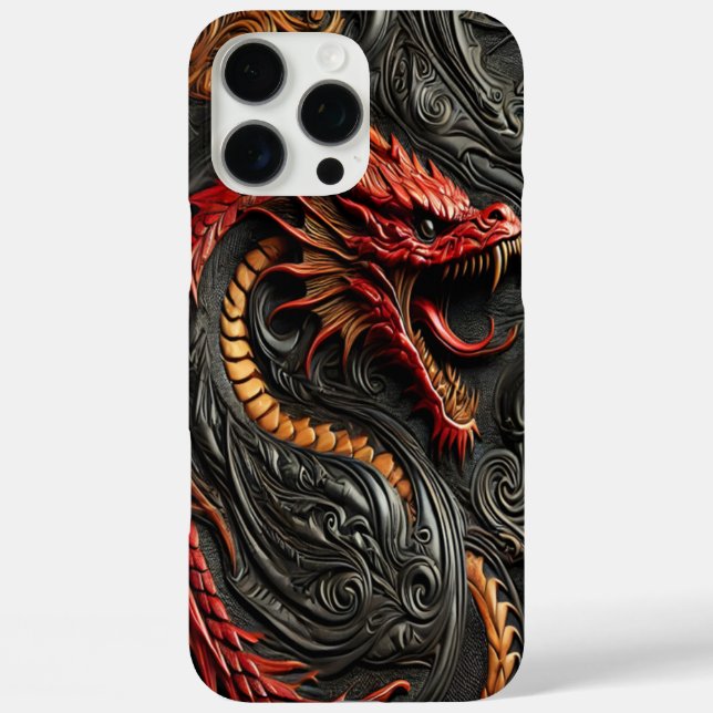 Red Dragon Artistic Art Case-Mate iPhone Case (Back)