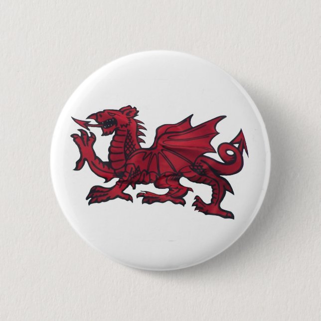 RED DRAGON. BUTTON (Front)
