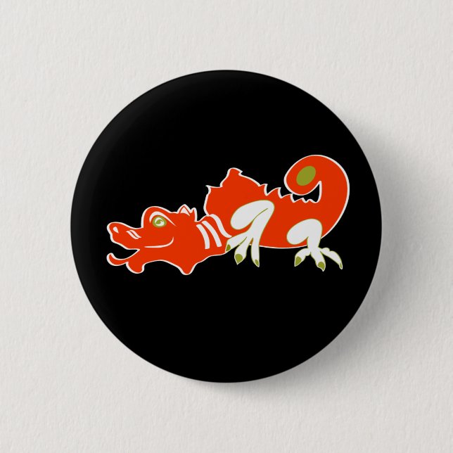 Red dragon button (Front)
