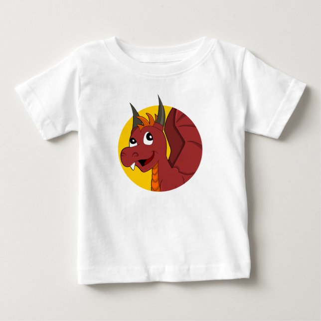 Red dragon cartoon baby T-Shirt (Front)