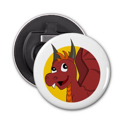 Red dragon cartoon  bottle opener