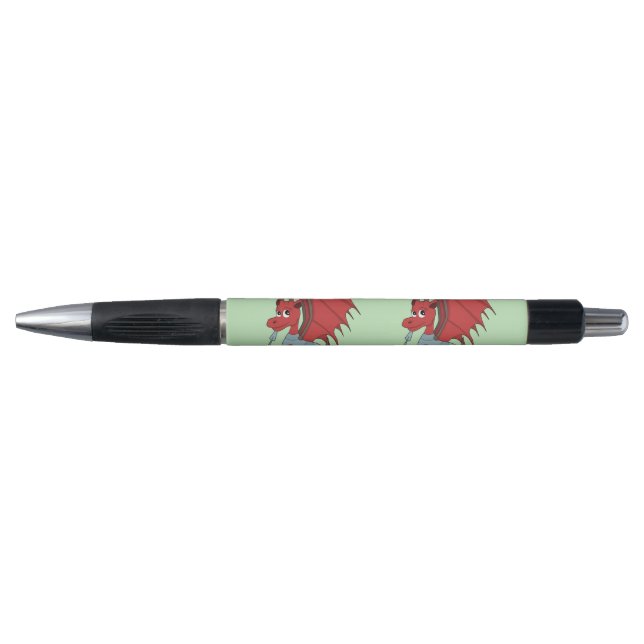 Red Dragon Cartoon  Pen (Front)