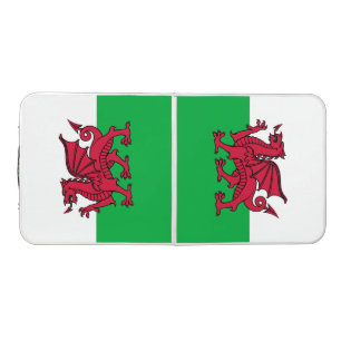 Red Dragon Celtic Flag of Wales & Welsh Beer Pong Table