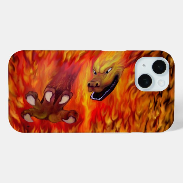 Red Dragon Claw Case-Mate iPhone Case (Back (Horizontal))