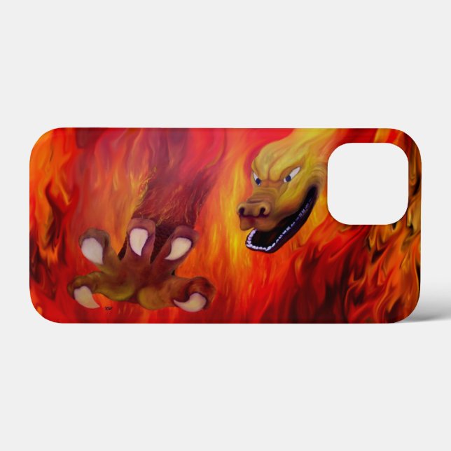 Red Dragon Claw Case-Mate iPhone Case (Back (Horizontal))