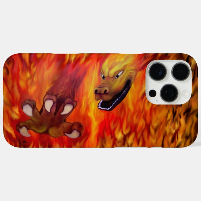 Red Dragon Claw Case-Mate iPhone Case (Back (Horizontal))