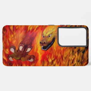 Red Dragon Claw Samsung Galaxy S21+ Case