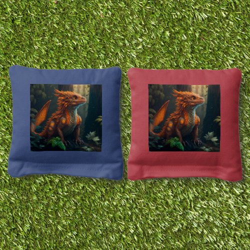 Red Dragon Cornhole Bags