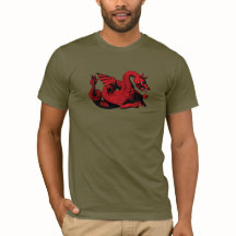 Red Dragon Creature Customizable T-Shirt