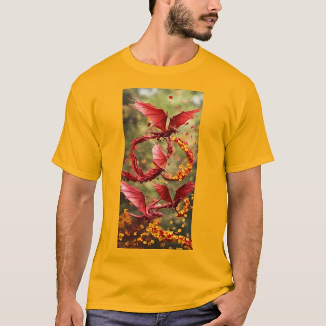 red dragon Fansion T-Shirt  (Front)