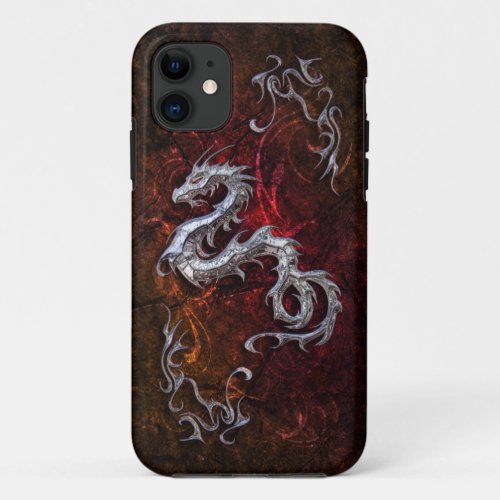 Red dragon for Barely there iPhone 11 Case