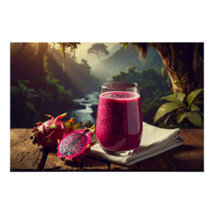 RED DRAGON FRUIT (Venus Pitahaya) - EXOTIC FRUITS Poster