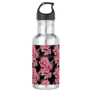 Red Dragon Galaxy Stainless Steel Water Bottle