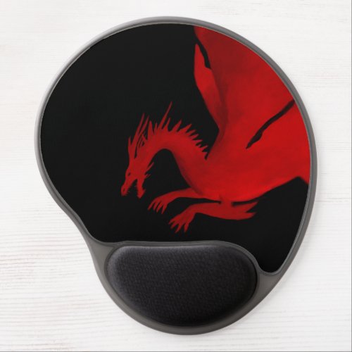 Red Dragon Gel Mouse Pad