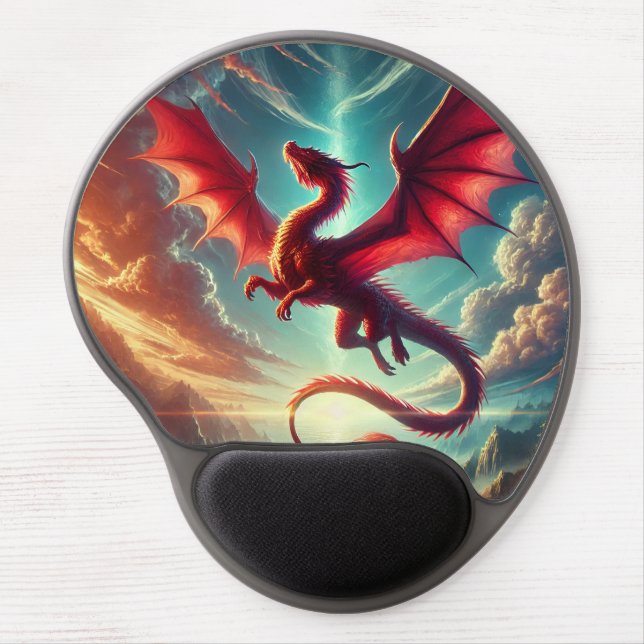 Red Dragon Gel Mouse Pad (Front)