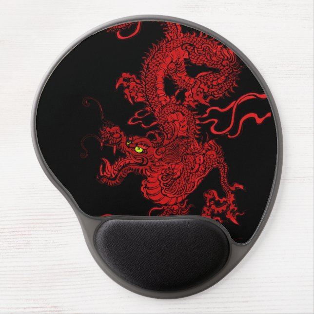 Red Dragon Gel Mouse Pad (Front)