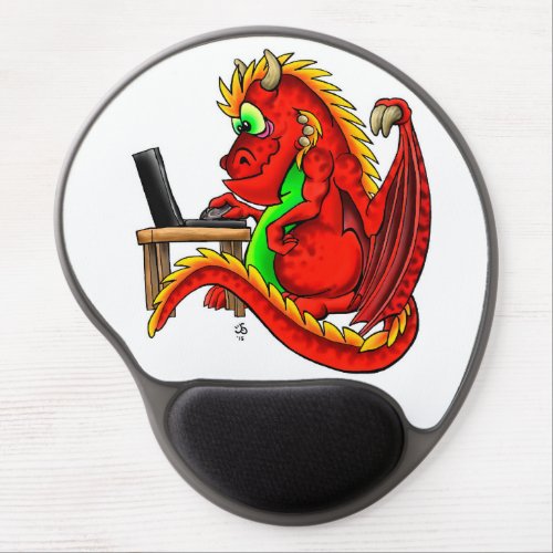 Red Dragon Gel Mousepad